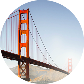 旧金山标志性风景金门大桥