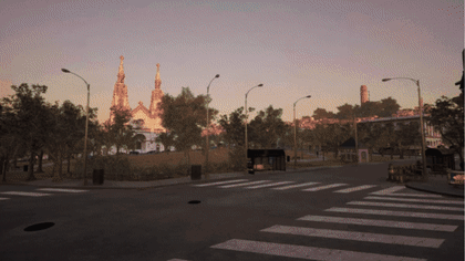 Simulated wind in San Francisco