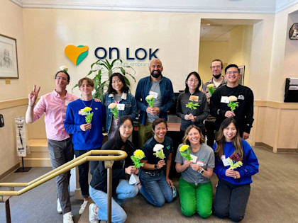 Waymo volunteers at On Lok San Francisco