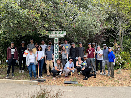 Volunteers at Cayuga Playground